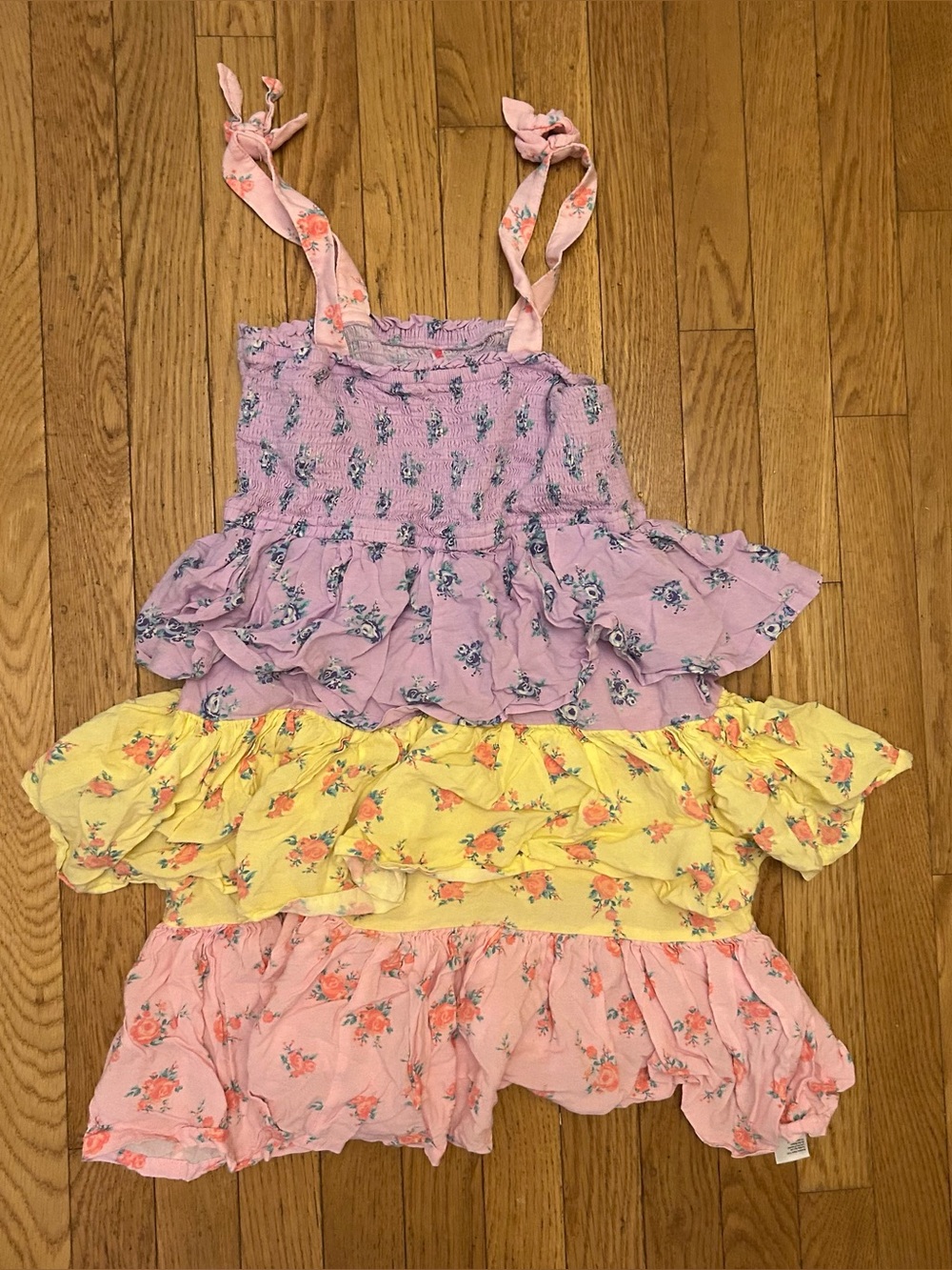 Big Girls/Tween Fabkids Floral Tiered Shabby Chic Dress Size XXL